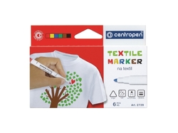 Centropen 2739 značkovač na textil 6ks