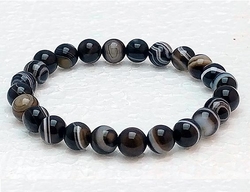 Black Agate bracelet 8mm