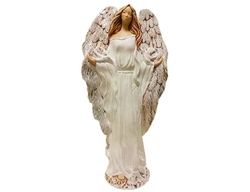 Dekorativní anděl Gloria-bílý 42 cm