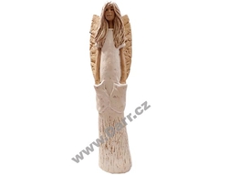 Dekorativní anděl bílý 47 cm
