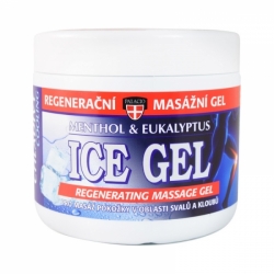 Masážní Ice gel Menthol a eukalyptus