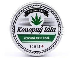 Konopný Táta Konopná mast čistá 80ml