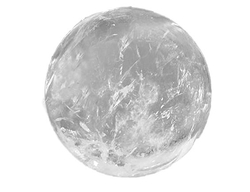 Dekorace koule křišťál průměr 6,2 cm