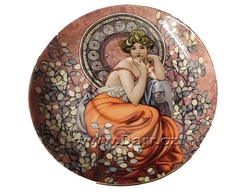 Porcelánová sada čajník  Mucha
