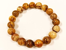 Brown Picture Jasper bracelet 10mm