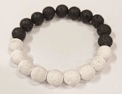 Lava stone bracelet 10 mm