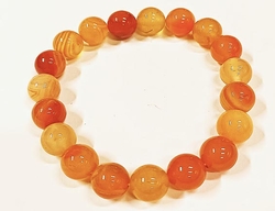 Carnelian bracelet 10mm