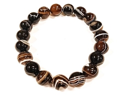 Black Agate Bracelet 10mm