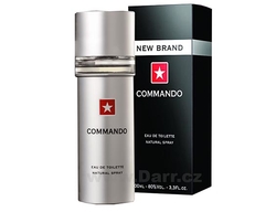 New Brand - Commando - pánská toaletní voda - EdT - 100 ml