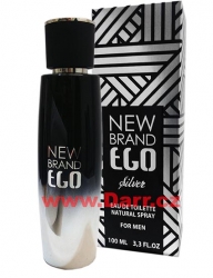 New  Brand - Ego Silver - pánská toaletní voda - EdT - 100 ml 