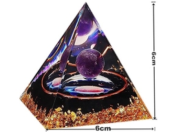  Orgonit pyramida ametyst cca 6cm