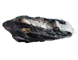 Turmalín černý - skoryl na křemeni - cca 178 g
